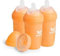Herobility Doppelte Anti-Kolik-Babyflaschen – 8.5 fl oz/240ml – 3er-Pack baby flaschen – Pfirsich