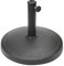 My Garden Umbrella Parasol Base Stand 12KG Round Heavy Duty Black Cast Iron Effect Outdoor Cantilever Parasol Base Stand with Adjustable Knob Umbrella Holder Suitable For All Surfaces