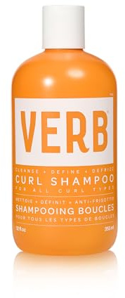 VERB Curl Shampoo, 12 fl oz - Curl Shampoo for All Curl Types – Gentle Cleanse to Nourish Curls - Vegan, No Parabens or Harmful Sulfates