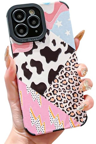 HZYKDWD Compatible with iPhone 11 Pro Max Case 6.5 Inch,cute splicing art pattern design full camera lens protection slim soft phone case for iPhone 11 Pro Max for women girl