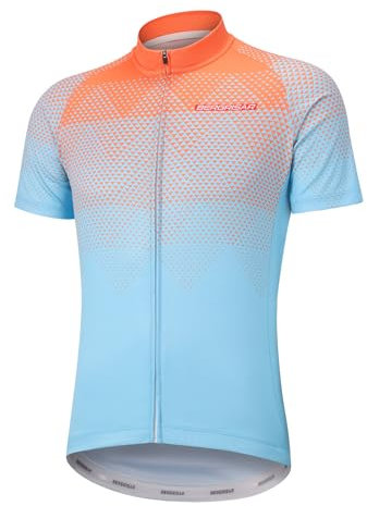 BERGRISAR Men's Cycling Jerseys Short Sleeves Bike Bicycle Shirt 006orange M
