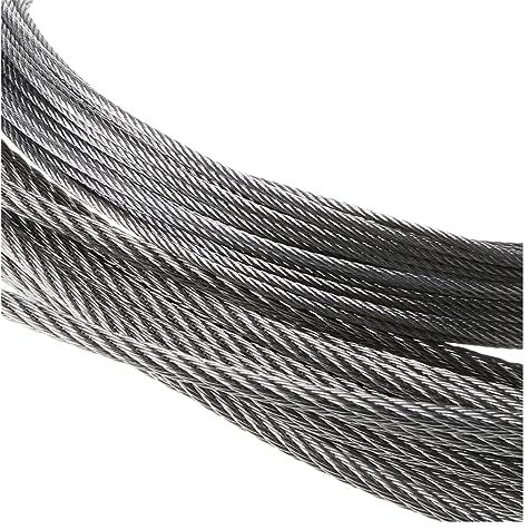 Edelstahlseile, 10m 304 Stainless Steel Wire Rope Soft Fishing Lifting Cable 7×7(0.5mm)
