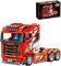 Yunigzmy Technique pour Camion Tracteur Scania Tractor Truck, Kit de modèle de Camion de Blocs de Construction à Pince 1708, Kit de MOC, Jouet Cadeau pour Adultes et Enfants