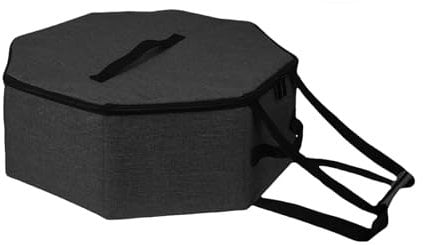 kesurpae Sombreros de vaquero seguros y sin polvo con caja resistente para sombreros, cajas para sombreros para mujeres, almacenamiento ABS, estuche para sombreros para gorras de viaje, negro