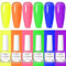 MIZHSE Nail Polish Sets, Spring Summer Nail Varnish Kit Quick Dry & Long Lasting No Need UV Lamp Kit For DIY Nail Art At Home Salon Manicure