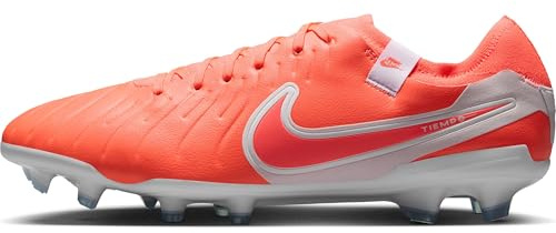 NIKE Men's Tiempo Legend 10 Pro Regular Grass Football Boots, Hot Lava White, 6.5 UK