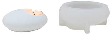 Moule en silicone pour bougeoir en forme de galets