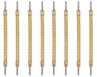LISOCLU FPC flexibles Filament 185mm 3V LED weiche Retro-Atmosphäre 360 Grad leuchtendes COB-Streifen licht 8PCS 185mm-6500K