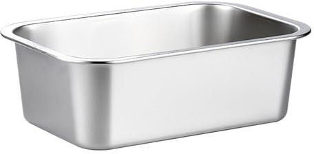 Gamelle d'eau en acier inoxydable de 5 litres pour chien de grande taille, bol d'eau et de nourriture en métal, assiette d'alimentation extérieure pour animaux de compagnie de grande taille