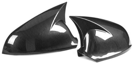 Tür Spiegelkappen Für Opel Für Vauxhall Für Astra Für H Für MK5 2004-2009 Für J Für MK6 2010-2013 Auto Rück Seite Spiegel Abdeckung Flügel Kappe Auto Spiegelkappen(Astra J Carbon)