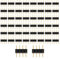 Sarngk 50 unidades de 4 Rgb LED tira adaptador enchufe enchufe para 3528 5050 tiras de luz