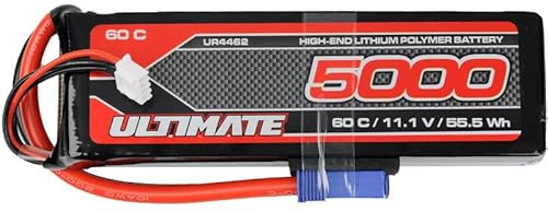 Ultimate RC LiPo Akku HC 11.1V 3S Bashing Series 5000mAh 60C EC5 Stecker