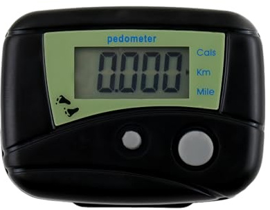 Walking Pedometer - LCD Digital Step Counter, für Walking | Compact Digital LCD Motion Monitor | Trainingsmonitor Fernaufzeichnung - Indoor Wanderausflüge