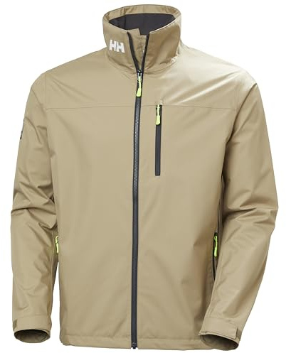 Helly Hansen Herren Crew Jacket 2.0, Pebble, S