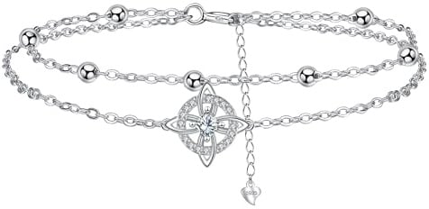 J.MUEN Damen Armbänder Silber 925, Geburtstag Muttertag Weihnachten Geschenk für Mama Ehefrau Freundin
