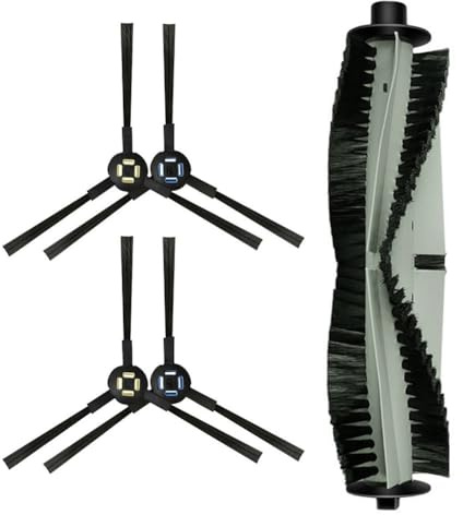 SPORTARC Hauptbürste für Silvercrest SSR1, 1 Hauptbürste, 4 Seitenbürsten für SSRA1 Ilife A9s A9 A7 L100 Saugroboter
