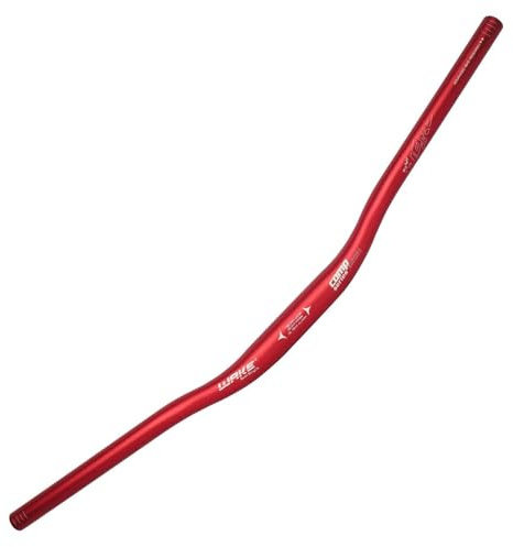 WAKE Fahrrad Lenker 31.8MM Aluminiumlegierung MTB Lenker Riser Bar für Mountainbike (rot, 720MM)
