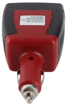 Bewinner Onduleur de Voiture 150 W DC 12 V vers AC 110 V avec Deux Ports USB, Prise Adaptateur de Voiture pour Ordinateur Portable, Téléphone, Chargeur – Protection Contre Les Su