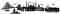 skyline4u Wandtattoo Istanbul Skyline mehrere Größen in 6 Größen und 19 Farben (170x37cm schwarz)