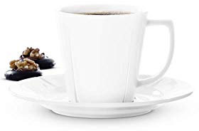 Rosendahl Kaffeetasse mit Untertasse 26 cl Grand Cru klassisches Design, weiss