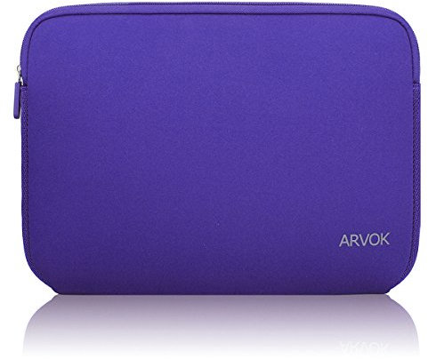 Arvok 11 11.6 12 Inch Laptop Sleeve Multi-Color Size Choices Case/Water-Resistant Neoprene Notebook Computer Pocket Tablet Briefcase Carrying Bag/Pouch Skin Cover for HP/Dell/Lenovo/Asus/Acer