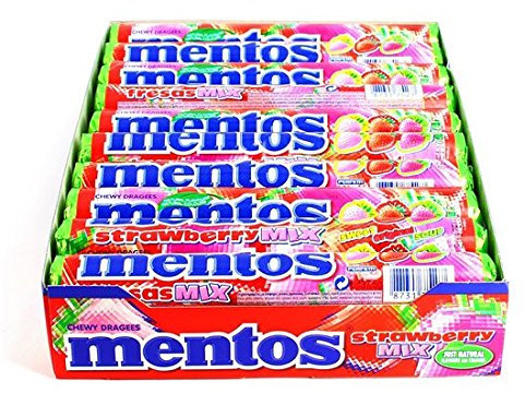 MENTOS SABORES FRESA VARIADOS