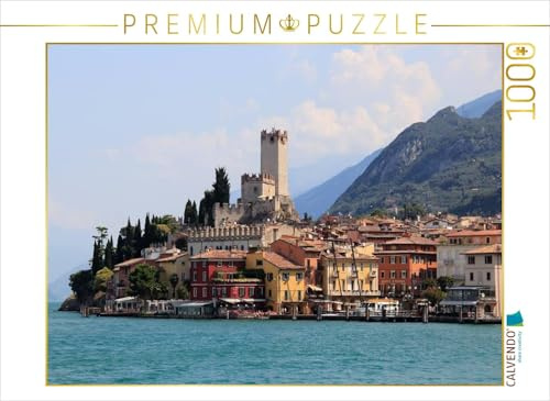 CALVENDO Puzzle Altstadt von Malcesine | 1000 Teile Lege-Größe 64 x 48 cm Foto-Puzzle für glückliche Stunden