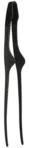 Pinza japonesa profesional Chef y cocina precisión y adiestramiento, 24 cm, acero inoxidable 18/8, color dorado y negro
