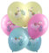Karaloon 30077-15 I Lama Ballon 28 cm, 15 Stk. I Luftballons pastell I In Rosa, Aqua & Sand bereichern die Lama Helium Luftballons Geburtstag & Partys