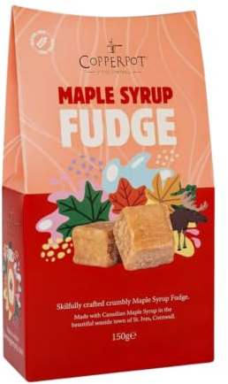 Copperpot Maple Syrup Butter Fudge - 150g