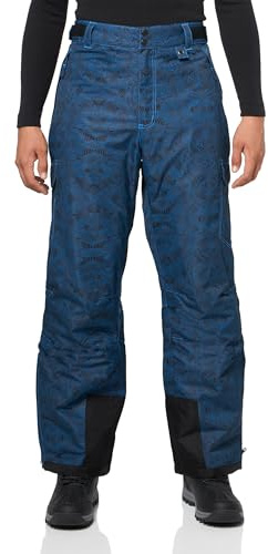 ARCTIX Snowsports Cargo Pants Pantalon de Neige Homme, Imprimé Diamant Nautical Bue, Medium/Regular