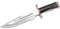 Muela Cuchillo MAGNUM-23.TO Cuchillo MAGNUM-23 hoja de acero MoVa de 23 cm y empuñadura de asta de ciervo para Caza, Supervivencia y Bushcraft Realizado en Ciudad Real + Portabotellas de regalo