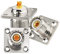 Superbat Wlaniot SO239 Buchse Adapter 4 Löcher Panel Chassis Mount SO-239 Chassis Mount Connector SO239 Lötstecker Flansch Lötbecher 3 Stück