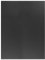 sourcing map Wellpappe Kunststoffplatten 3 mm Schwarz Blank Yard-Rasenschilder 12 Zoll x 16 Zoll wasserdichtes Schild Blank Board