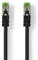 NEDIS Cable Cat 7 CCGP85420BK100, PiMF, conector RJ45, 100 m, redondo, LSZH, color negro, bolsa de plástico