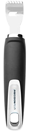 Tower T832206 Precision Plus 2 in 1 Zester and Canelle Knife with Softex Handles, BPA Free, Stainless Steel