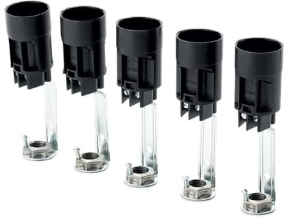 ORION LIGHTSTYLE Kerzenfassung ø 24mm für Kronleuchter Maria Theresia, 5 Stück, Länge 85 mm, passend zu Kerzenhülsen Fassung E14
