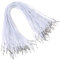 MAGICLULU Lot de 50 Cordons élastiques Extensibles avec Barbes en métal pour la Fabrication de Masques et d'objets artisanaux 29 cm