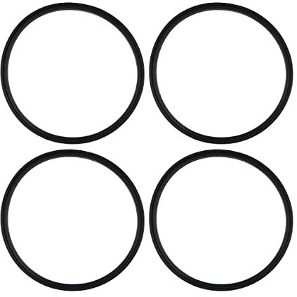 Tiardey 4PCS Replacement Rubber Lid Seals Compatible with 16 and 20 oz Contigo Snapseal Byron Travel Mug Leak-Proof Rubber Seals Lid Gaskets