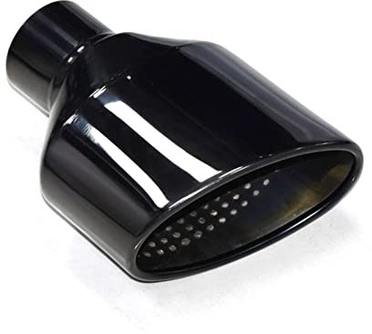 Homanpp Auto-Endrohre Auspuffanlage Schalldämpfer Fluchtrohr Auslass 2,5-Zoll-Universal-Kfz-Schalldämpferspitze Endrohr Schwanz Kehldüsen Auto-Endstück-Hals-Auspuffrohr