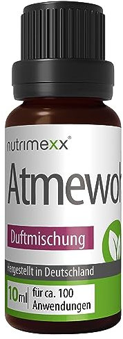 Nutrimexx Atmewohl Duftmischung 10ml - Aromatherapie mit Eukalyptus, Limette und Lavendel
