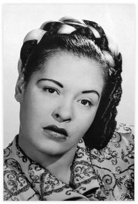 THEGIS Leinwand-Poster, Motiv: Sänger Billie Holiday 1, Wandkunst, Dekor, Bild, Gemälde für Wohnzimmer, Schlafzimmer, Dekoration, ungerahmt, 30 x 45 cm