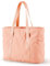bagsmart Handtasche Damen, Reisetasche Groß, Schultertasche Arbeitstasche Damen Tasche, Shopper Tote Bag für Arbeit, Schule, Wochenendausflug, Wandern, Yoga, Orange, Groß