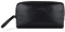 bugatti Romano Trousse de Toilette élégante en Cuir véritable pour Homme en Noir