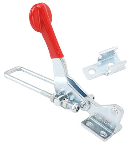 Heavy Duty Toggle Clamp Latch Pull Latch Clamps, 992 Lbs Holding Capacity, 90 Degree Adjustive Quick Release Hasp Clamp for Box Case Trunk, Industrial EquiIpment, Smoker Door