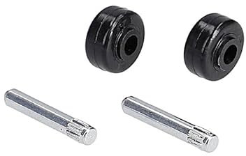 LUTH Premium Profi Parts Jeu de roues avant compatible avec Rowenta Ss-2230002510 pour aspirateur