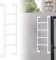 Renmlion An der Wand montierte Metallleiter für den Dachboden, Kellerfensterbrunnen-Ausstiegsleiter 100cm–300cm Mehrzweck-Notfall-Feuerkletterleiter für das Dach/die Garage im Freien(120cm/47in)