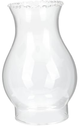 AUTSUPPL Lampenschirm aus Petroleum klarer Crimpkamin gießen Lampenschirme für Teelichter wandleuchte schrankleuchten kerzen Lampenglasabdeckung Zubehör Lichtabdeckung im Retro-Stil