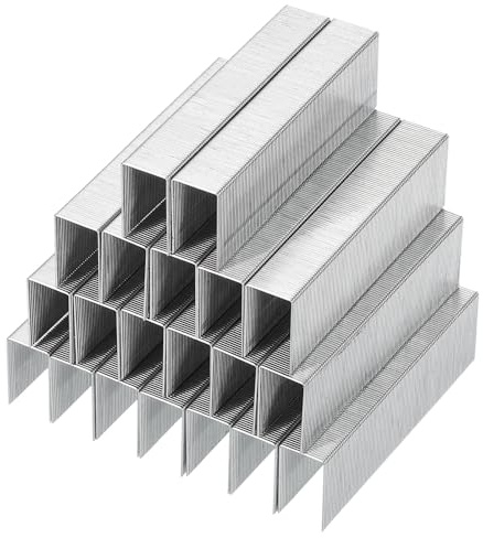 PATIKIL 23/23 Staples for Stapler, 2Box 2000pcs 15/16 Leg Length Standard Flat Clinch Chisel Point Staples Jam-Free for Office Desktop Home Supplies, Silver