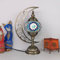 BOTOWI Türkische Lampe mondförmige Mosaik-Tischlampe einzigartiger marokkanischer handgefertigter antiker böhmischer Vintage-Lampenschirm Tiffany-Schreibtisch Nachttischlampe aus Buntglas,Gold